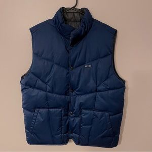 Oakley Reversible Button Up Vest - Blue/Gray